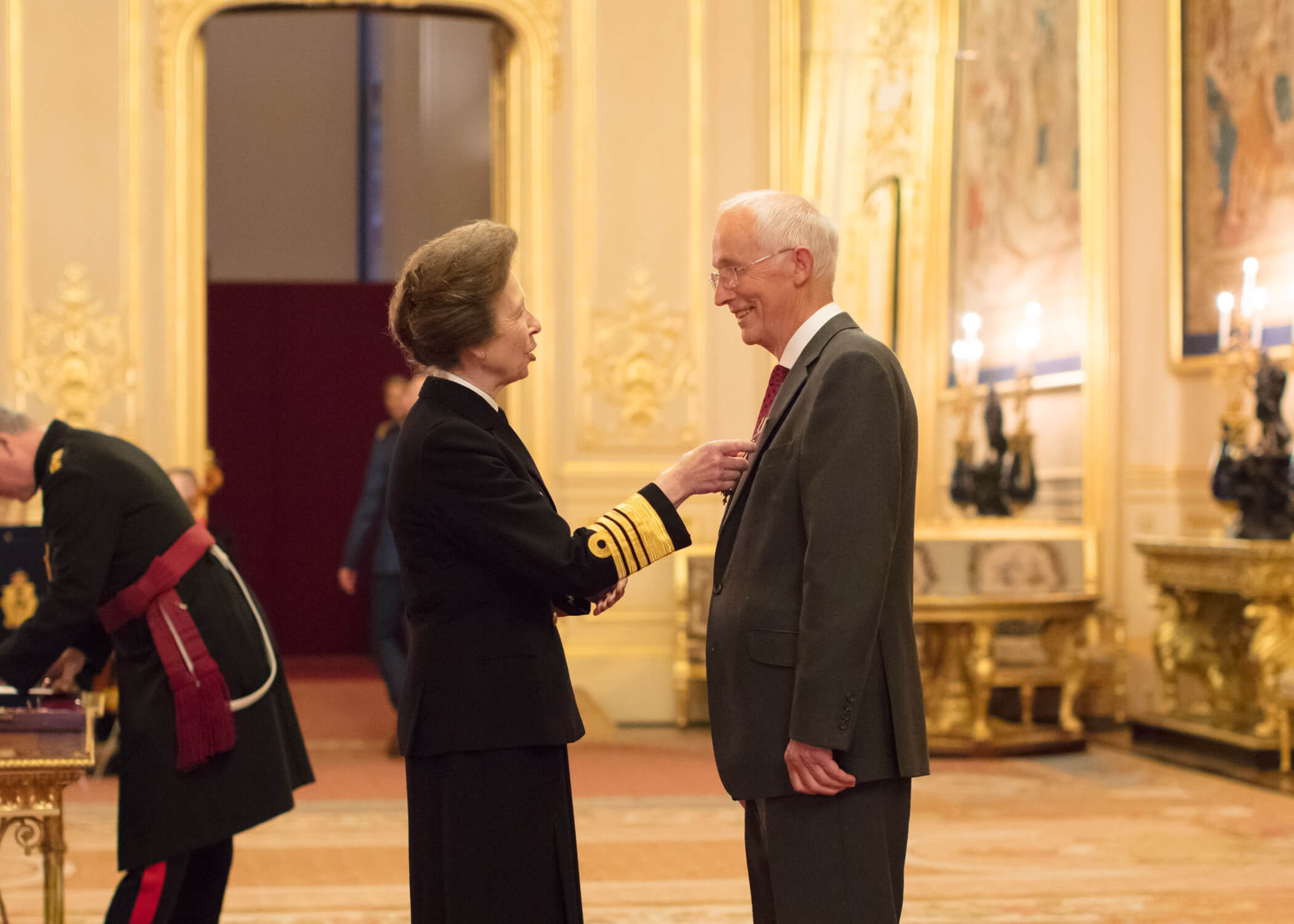 Volunteer, Martin Phillips MBE, honoured with award from The Princess Royal